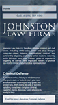 Mobile Screenshot of johnstonlawkc.com